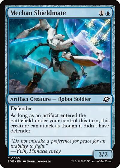 Mechan Shieldmate EOE #65 (Near Mint Common) Magic: The Gathering: Edge of Eternities