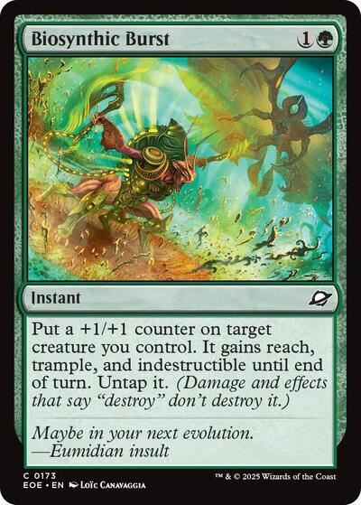Biosynthic Burst EOE #173 (Near Mint Common) Magic: The Gathering: Edge of Eternities