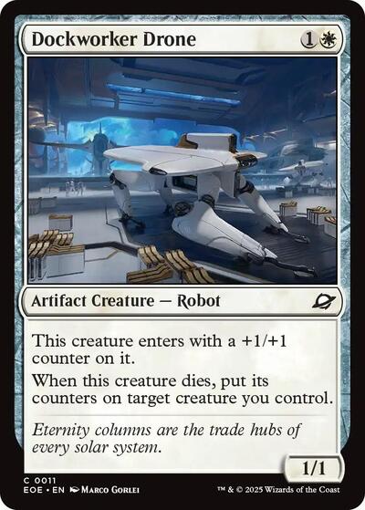 Dockworker Drone EOE #11 (Near Mint Common) Magic: The Gathering: Edge of Eternities