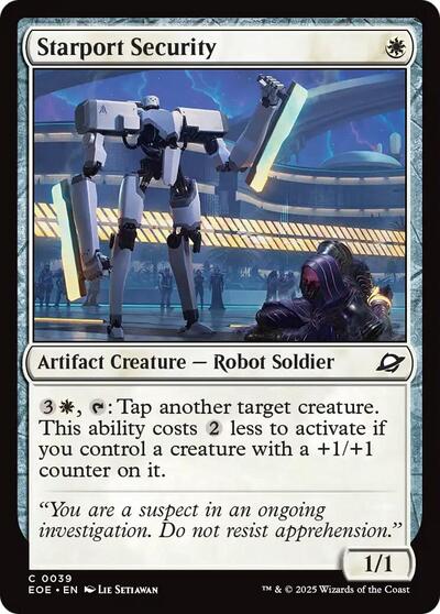 Starport Security EOE #39 (Near Mint Common) Magic: The Gathering: Edge of Eternities