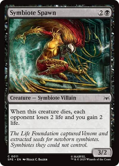 Symbiote Spawn Foil SPE #11 (Near Mint Common) Magic: The Gathering: Marvel's Spider-Man: Eternal-Legal