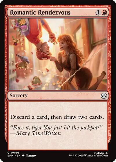Romantic Rendezvous SPM #86 (Near Mint Common) Magic: The Gathering: Marvel's Spider-Man