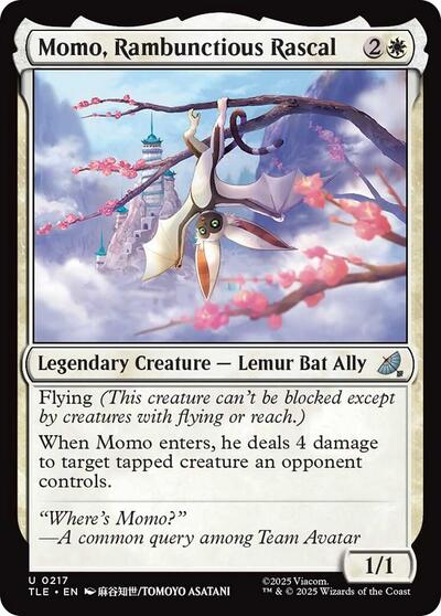 Momo Rambunctious Rascal 0217 TLE #217 (Near Mint Uncommon) Magic: The Gathering: Avatar: The Last Airbender: Eternal-Legal