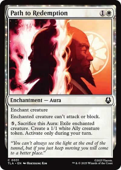 Path to Redemption TLA #31 (Near Mint Common) Magic: The Gathering: Avatar: The Last Airbender