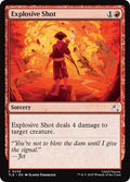 Explosive Shot 0236 TLE #236 (Near Mint Common) Magic: The Gathering: Avatar: The Last Airbender: Eternal-Legal