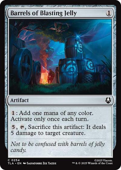 Barrels of Blasting Jelly TLA #254 (Near Mint Common) Magic: The Gathering: Avatar: The Last Airbender