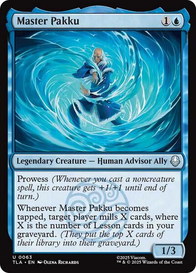 Master Pakku TLA #63 (Near Mint Uncommon) Magic: The Gathering: Avatar: The Last Airbender