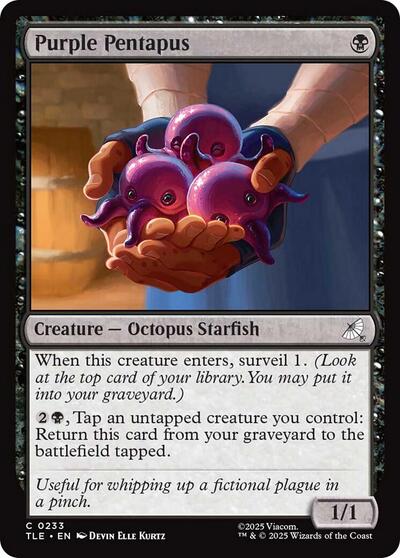 Purple Pentapus TLE #233 (Near Mint Common) Magic: The Gathering: Avatar: The Last Airbender: Eternal-Legal