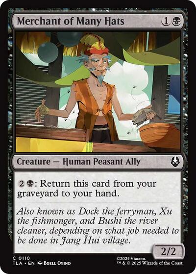 Merchant of Many Hats TLA #110 (Near Mint Common) Magic: The Gathering: Avatar: The Last Airbender