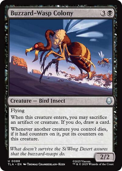 Buzzard Wasp Colony TLA #88 (Near Mint Uncommon) Magic: The Gathering: Avatar: The Last Airbender