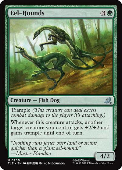 Eel Hounds TLE #250 (Near Mint Uncommon) Magic: The Gathering: Avatar: The Last Airbender: Eternal-Legal