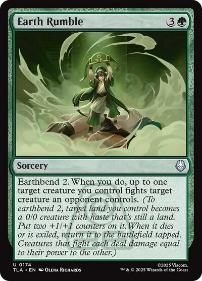 Earth Rumble TLA #174 (Near Mint Uncommon) Magic: The Gathering: Avatar: The Last Airbender