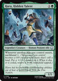 Haru Hidden Talent TLA #182 (Near Mint Uncommon) Magic: The Gathering: Avatar: The Last Airbender