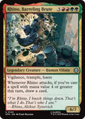 Rhino, Barreling Brute Foil SPM #140 (Near Mint Uncommon) Magic: The Gathering: Marvel's Spider-Man