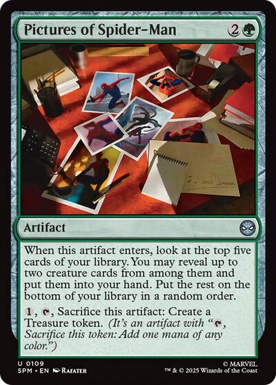 Pictures of Spider-Man SPM #109 (Near Mint Uncommon) Magic: The Gathering: Marvel's Spider-Man