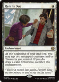 Rent Is Due Foil SPM #11 (Near Mint Rare) Magic: The Gathering: Marvel's Spider-Man