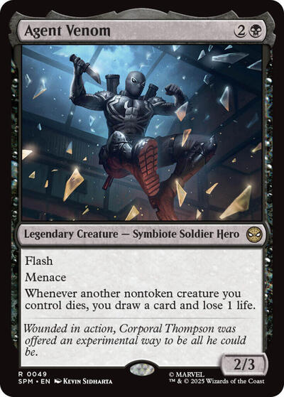 Agent Venom SPM #49 (Near Mint Rare) Magic: The Gathering: Marvel's Spider-Man