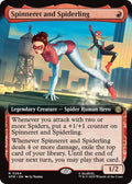 Spinneret and Spiderling (Extended Art) SPM #264 (Near Mint Rare) Magic: The Gathering: Marvel's Spider-Man