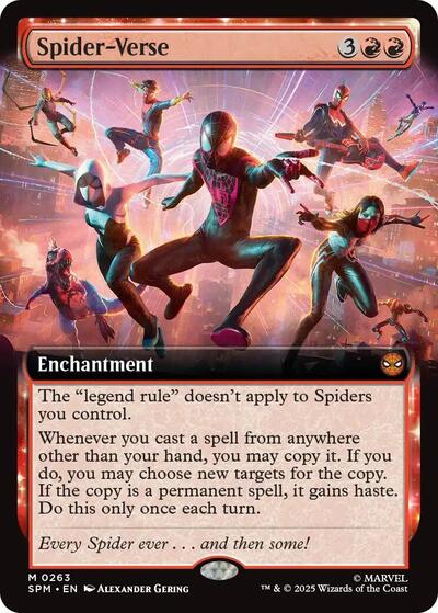 Spider-Verse (Extended Art) SPM #263 (Near Mint Mythic Rare) Magic: The Gathering: Marvel's Spider-Man