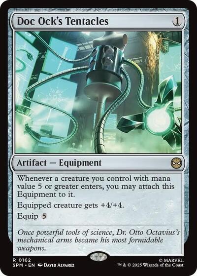 Doc Ock's Tentacles SPM #162 (Near Mint Rare) Magic: The Gathering: Marvel's Spider-Man