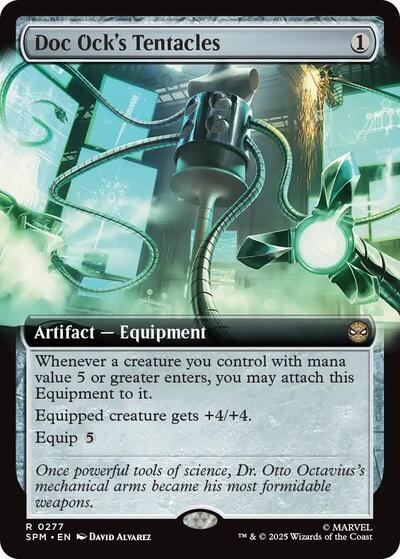 Doc Ock's Tentacles (Extended Art) Marvel's Spider-Man SPM #277 (Rare) Magic: The Gathering:
