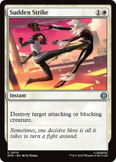 Sudden Strike Foil SPM #19 (Near Mint Uncommon) Magic: The Gathering: Marvel's Spider-Man