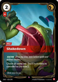 Shakedown Foil OGN #033/298 (Near Mint Rare) Riftbound: League of Legends Trading Card Game: Origins