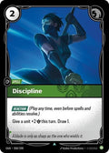 Discipline Foil OGN #058/298 (Near Mint Uncommon) Riftbound: League of Legends Trading Card Game: Origins