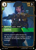 Caitlyn - Patrolling Foil OGN #068/298 (Near Mint Rare) Riftbound: League of Legends Trading Card Game: Origins
