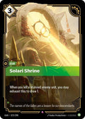 Solari Shrine Foil OGN #072/298 (Near Mint Rare) Riftbound: League of Legends Trading Card Game: Origins