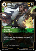 Yasuo Remorseful Alternate Art Foil OGN #076a/298 (Near Mint Showcase) Riftbound: League of Legends Trading Card Game: Origins