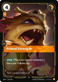 Primal Strength Foil OGN #154/298 (Near Mint Rare) Riftbound: League of Legends Trading Card Game: Origins