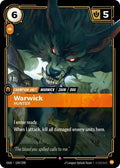 Warwick - Hunter Foil OGN #159/298 (Near Mint Rare) Riftbound: League of Legends Trading Card Game: Origins