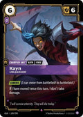 Kayn - Unleashed Foil OGN #189/298 (Near Mint Rare) Riftbound: League of Legends Trading Card Game: Origins