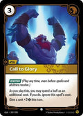 Call to Glory Foil OGN #207/298 (Near Mint Common) Riftbound: League of Legends Trading Card Game: Origins