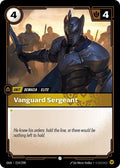 Vanguard Sergeant Foil OGN #219/298 (Near Mint Common) Riftbound: League of Legends Trading Card Game: Origins