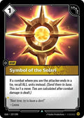 Symbol of the Solari Foil OGN #227/298 (Near Mint Uncommon) Riftbound: League of Legends Trading Card Game: Origins