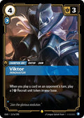 Viktor Innovator Alternate Art Foil OGN #117a/298 (Near Mint Showcase) Riftbound: League of Legends Trading Card Game: Origins