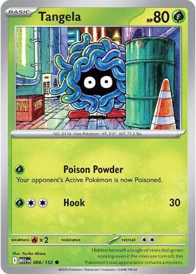 Tangela MEG #006/132 (Near Mint Common) Pokemon: ME01: Mega Evolution