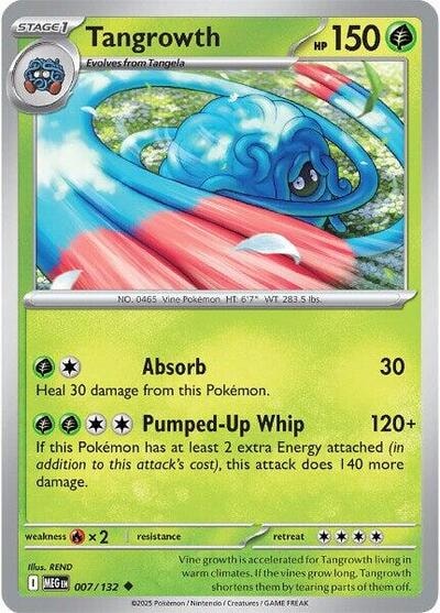 Tangrowth ME01: Mega Evolution MEG #007/132 (Uncommon) Pokemon: