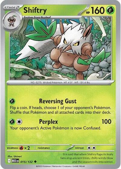 Shiftry ME01: Mega Evolution MEG #015/132 (Uncommon) Pokemon: