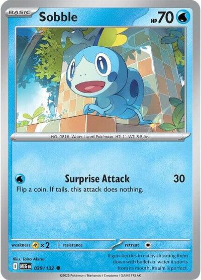 Sobble ME01: Mega Evolution MEG #039/132 (Common) Pokemon: