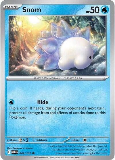 Snom MEG #042/132 (Near Mint Common) Pokemon: ME01: Mega Evolution