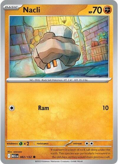 Nacli MEG #082/132 (Near Mint Common) Pokemon: ME01: Mega Evolution