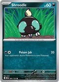 Shroodle 091 132 MEG #091/132 (Near Mint Common) Pokemon: ME01: Mega Evolution