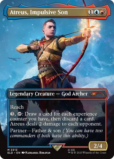 Atreus, Impulsive Son SLD #2212 (Near Mint Mythic Rare) Magic: The Gathering: Secret Lair Drop Series
