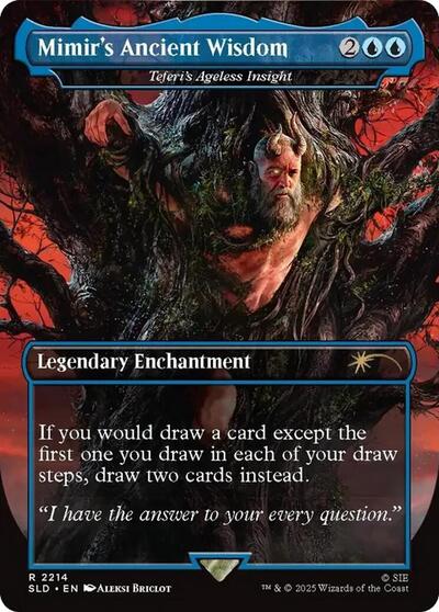 Mimir's Ancient Wisdom - Teferi's Ageless Insight SLD #2214 (Near Mint Rare) Magic: The Gathering: Secret Lair Drop Series