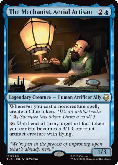 The Mechanist Aerial Artisan TLA #64 (Near Mint Rare) Magic: The Gathering: Avatar: The Last Airbender