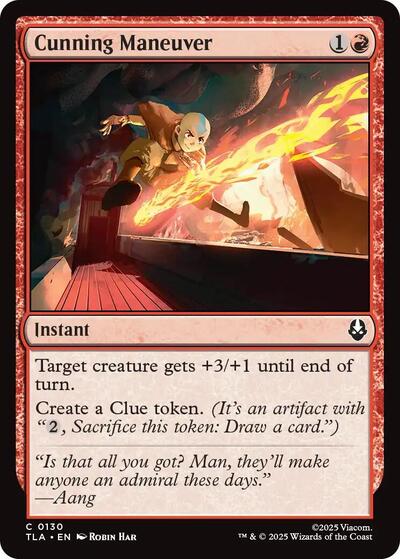 Cunning Maneuver TLA #130 (Near Mint Common) Magic: The Gathering: Avatar: The Last Airbender