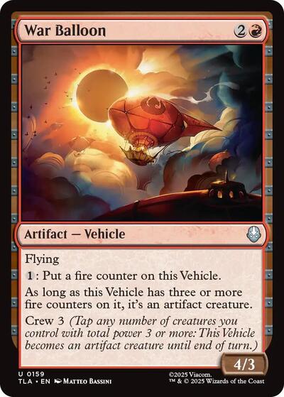 War Balloon TLA #159 (Near Mint Uncommon) Magic: The Gathering: Avatar: The Last Airbender
